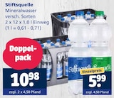 Mineralwasser Angebote von Stiftsquelle bei Getränkewelt Ratingen für 5,99 €