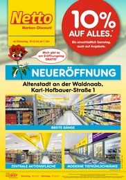 Netto Marken-Discount Prospekt für Störnstein: "Neueröffnung - 10% AUF ALLES.", 8 Seiten, 10.12.2024 - 14.12.2024