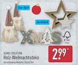 Holz-Weihnachtsdeko 2er-Set im ALDI Nord Prospekt Holz-Weihnachtsdeko 2er-Set von Home Creation im aktuellen ALDI Nord Prospekt für 2,99 €