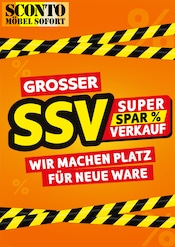 Aktueller Sconto SB Möbel & Einrichtung Prospekt in Offenbach und Umgebung, "SSV" mit 1 Seite, 03.08.2024 - 16.08.2024