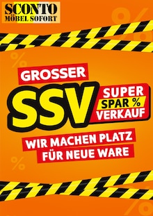 Aktueller Sconto SB Prospekt "SSV" Seite 1 von 1 Seite für Berlin