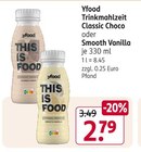 Aktuelles Trinkmahlzeit Classic Choco oder Smooth Vanilla Angebot bei Rossmann in Halle (Saale) ab 2,79 €