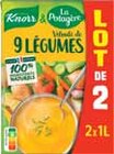 Soupe velouté de 9 légumes - KNORR dans le catalogue Intermarché