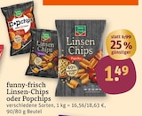 Aktuelles Linsen-Chips oder Popchips Angebot bei tegut in Erfurt ab 1,49 €