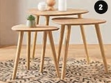 Lot de 3 tables gigognes dans le catalogue Hyper U