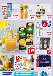 Energydrink im EDEKA Prospekt "Aktuelle Angebote" mit 40 Seiten (Bruchsal)