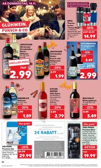 Glühwein im Kaufland Prospekt "KNÜLLER" mit 64 Seiten (Karlsruhe)