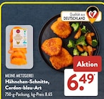 Hähnchen-Schnitte, Cordon-bleu-Art im ALDI SÜD Prospekt Hähnchen-Schnitte, Cordon-bleu-Art von MEINE METZGEREI im aktuellen ALDI SÜD Prospekt für 6,49 €