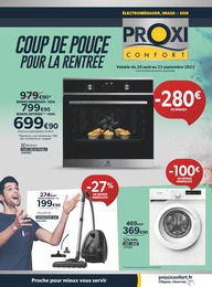 Prospectus Proxi Confort, "Coup de pouce pour la rentrée",  pages, 28/08/2023 - 23/09/2023