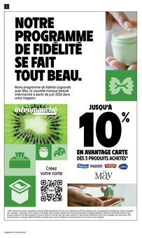 Catalogue Intermarché Super de la semaine "25% DE REMISE IMMÉDIATE OU D'AVANTAGE CARTE" avec 2 pages, valide du 19/05/2026 au 31/05/2026 pour Pont-à-Mousson et alentours Prospectus Intermarché Super de la semaine "25% DE REMISE IMMÉDIATE OU D'AVANTAGE CARTE" avec 2 pages, valide du 19/05/2026 au 31/05/2026 pour Pont-à-Mousson et alentours