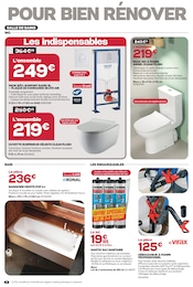 Promos WC dans le catalogue "POUR BIEN RÉNOVER COMPTEZ SUR NOUS..." de Gedimat WC en promo dans le catalogue Gedimat à la page 8