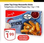 Aktuelle Mozzarella Angebote bei GLOBUS in Duisburg Aktuelles Crispy Mozzarella-Sticks Angebot bei GLOBUS in Duisburg ab 1,99 €