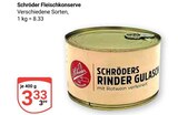 Rinder Gulasch Angebote von Schröder bei GLOBUS Homburg für 3,33 €