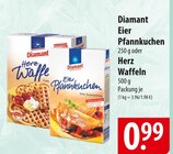 Diamant Eier Pfannkuchen oder Herz Waffeln im Angebot bei famila Nordost in Lüneburg Diamant Eier Pfannkuchen oder Herz Waffeln Angebote bei famila Nordost Lüneburg für 0,99 €