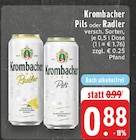 Pils im Angebot bei E center in Remscheid Pils Angebote von Krombacher bei E center Remscheid für 0,88 €