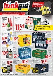 Aktueller Trinkgut Getränkemärkte Prospekt für Hausen: Aktuelle Angebote mit 6} Seiten, 29.04.2024 - 04.05.2024