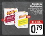 Würfel im Angebot bei E center in Würzburg Würfel Angebote von Dextro Energy bei E center Würzburg für 0,79 €