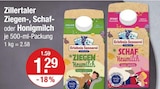 Ziegen-Heumilch von Erlebnis Sennerei Zillertal im aktuellen V-Markt Prospekt für 1,29 €