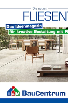 Aktueller i&M BauCentrum Prospekt "FLIESENTRENDS 2025/2026" Seite 1 von 144 Seiten