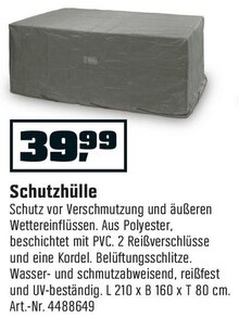 Schutzhülle bei OBI in Köln Schutzhülle im Angebot bei OBI Köln für 39,99 €