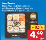 Sushi Satoru im Angebot bei Netto Marken-Discount in Karlsruhe Sushi Satoru Angebote von Sushi Satoru bei Netto Marken-Discount Karlsruhe für 4,49 €