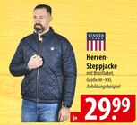 VINSON Herren-Steppjacke Angebote bei famila Nordost Buchholz für 29,99 €