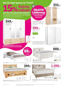 Kleiderschrank im mömax Prospekt "15% Extrarabatt - auf fast den gesamten Einkauf" mit 12 Seiten (Regensburg)