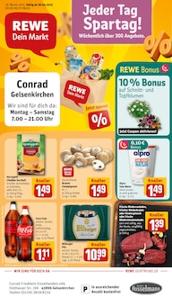 Aktueller REWE Prospekt "Dein Markt" Seite 1 von 32 Seiten für Gelsenkirchen
