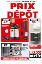 Prospectus Brico Dépôt à Miramas, "PRIX DÉPÔT", 1 page, 07/05/2026 - 12/05/2026