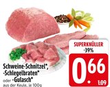 Schweine-Schnitzel im aktuellen EDEKA Prospekt für 0,66 €