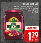 Rotkohl im Angebot bei EDEKA in Kamen Rotkohl Angebote von Kühne bei EDEKA Kamen für 1,29 €