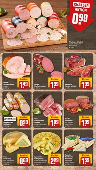 Wurst im REWE Prospekt "Dein Markt" mit 32 Seiten (Leverkusen)