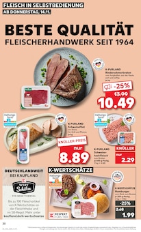 Hackfleisch im Kaufland Prospekt "KNÜLLER" mit 64 Seiten (Mannheim)