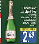 Sekt von Faber oder Light live im aktuellen EDEKA Prospekt für 2,49 €