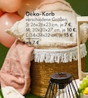 Aktuelles Deko-Korb Angebot bei TEDi in Ulm ab 7,00 €