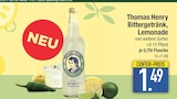 Bittergetränk, Lemonade im EDEKA Prospekt Bittergetränk, Lemonade von Thomas Henry im aktuellen EDEKA Prospekt für 1,49 €