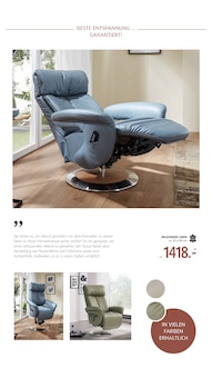Fernsehsessel im aktuellen Polstermöbel Fischer Prospekt (Regensburg) Fernsehsessel im Polstermöbel Fischer Prospekt "Der Sessel Spezialist" mit 17 Seiten (Regensburg)