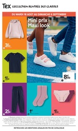 Promos Chaussettes dans le catalogue "Tex Les basiques c'est nous. La vie qui va avec, c'est vous." de Carrefour Market Chaussettes en promo dans le catalogue Carrefour Market à la page 5