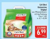 Katzenstreu Original Angebote von Cat's Best bei Marktkauf Hof für 6,99 €
