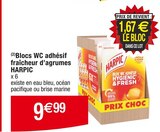 (2)Blocs WC adhésif fraîcheur d’agrumes - HARPIC en promo chez Cora Belfort à 9,99 €