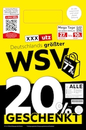 XXXLutz Möbelhäuser Prospekt: "Deutschlands größter WSV", 8 Seiten, 27.12.2025 - 11.01.2026