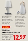 Akku-Außentischleuchte mit Zugschalter von Sansibar im aktuellen Lidl Prospekt