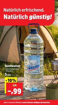 Wasser im Thomas Philipps Prospekt "Top Angebote" mit 17 Seiten (Duisburg)