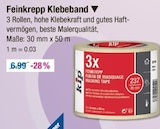 Feinkrepp Klebeband von kip im aktuellen V-Markt Prospekt für 5,00 €