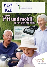 Sanitätshäuser Prospekt von Sanitätshaus Kreuzau in Merzenich Aktueller Sanitätshaus Kreuzau Sanitätshäuser Prospekt für Merzenich: Fit und mobil durch den Frühling mit 6 Seiten, 11.03.2026 - 31.05.2026