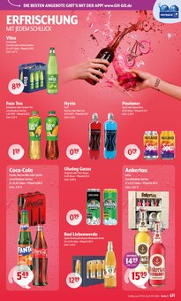 Wasser im aktuellen Getränke Hoffmann Prospekt (Cottbus) Wasser im Getränke Hoffmann Prospekt "Aktuelle Angebote" mit 9 Seiten (Cottbus)