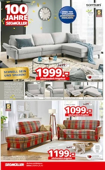 Couch im Segmüller Prospekt "Highlight Angebote" mit 28 Seiten (Ingolstadt)