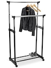 JYSK Kleiderständer GUDME doppelt schwarz/chrom von JYSK für 30,00 € bei JYSK im Angebot JYSK Kleiderständer GUDME doppelt schwarz/chrom von JYSK im aktuellen JYSK Prospekt
