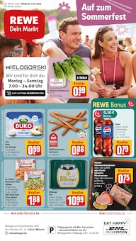 REWE Prospekt Dein Markt mit  Seiten in Münster und Umgebung