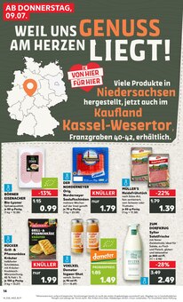 Fleisch im Kaufland Prospekt "Hier bin ich richtig" mit 61 Seiten (Kassel)